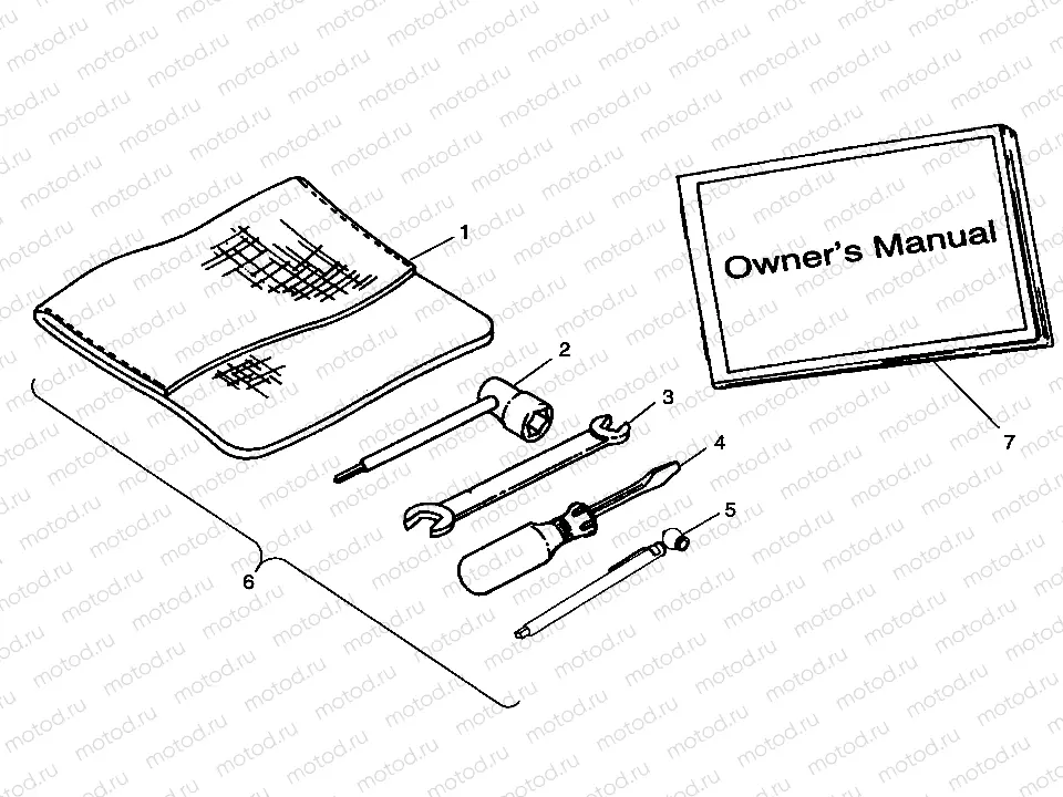 TOOL KIT Trail Blazer W98BA25C (4945464546C003) | TOOL KIT Trail Blazer W98BA25C (4945464546C003)