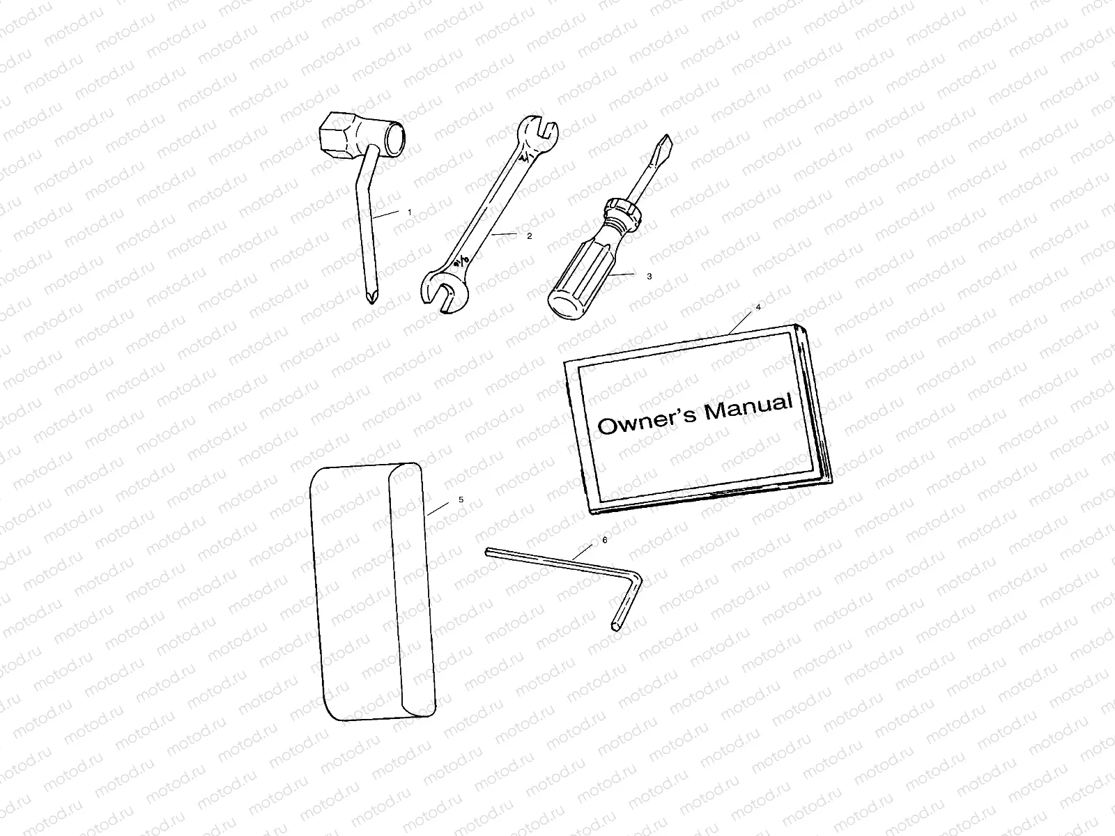 TOOL KIT - W004699D (4955765576B014) | TOOL KIT - W004699D (4955765576B014)