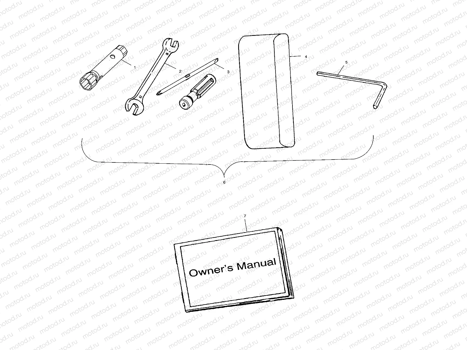 TOOL KIT - W035098CA/W035098IA (4981028102C07) | TOOL KIT - W035098CA/W035098IA (4981028102C07)