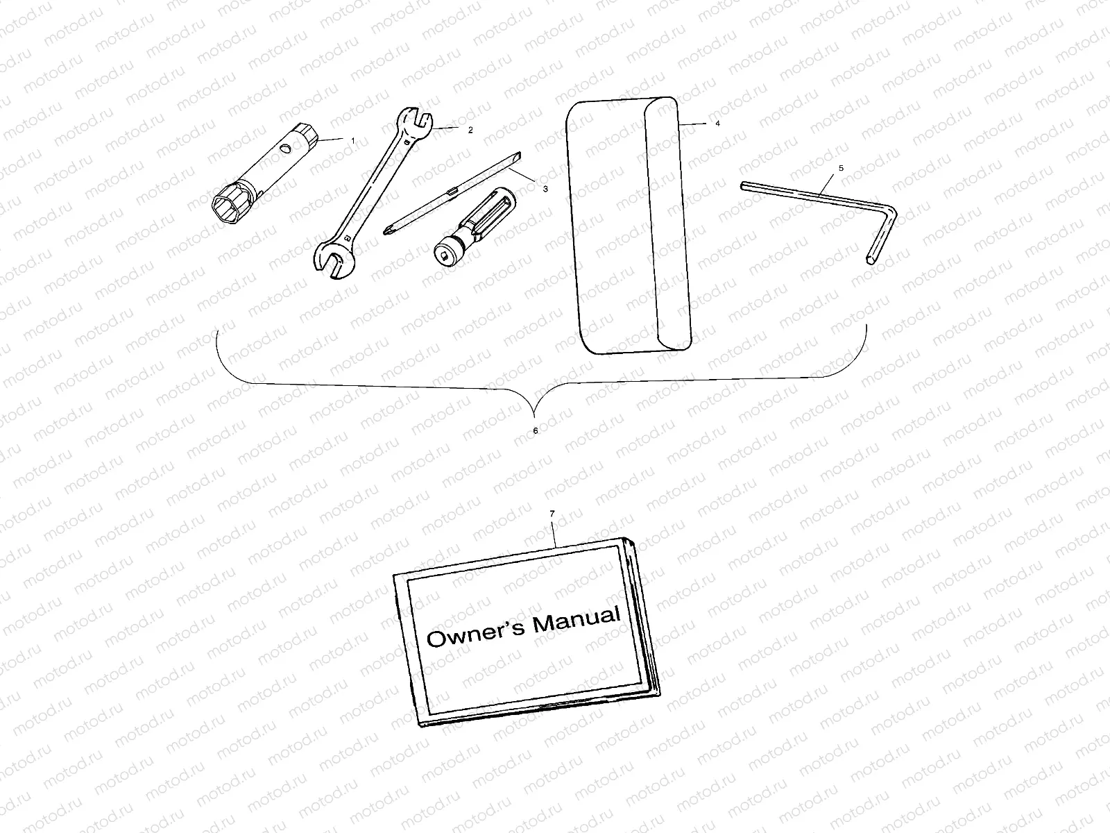 TOOL KIT - W035101CA/W035101IA (4981048104C09) | TOOL KIT - W035101CA/W035101IA (4981048104C09)