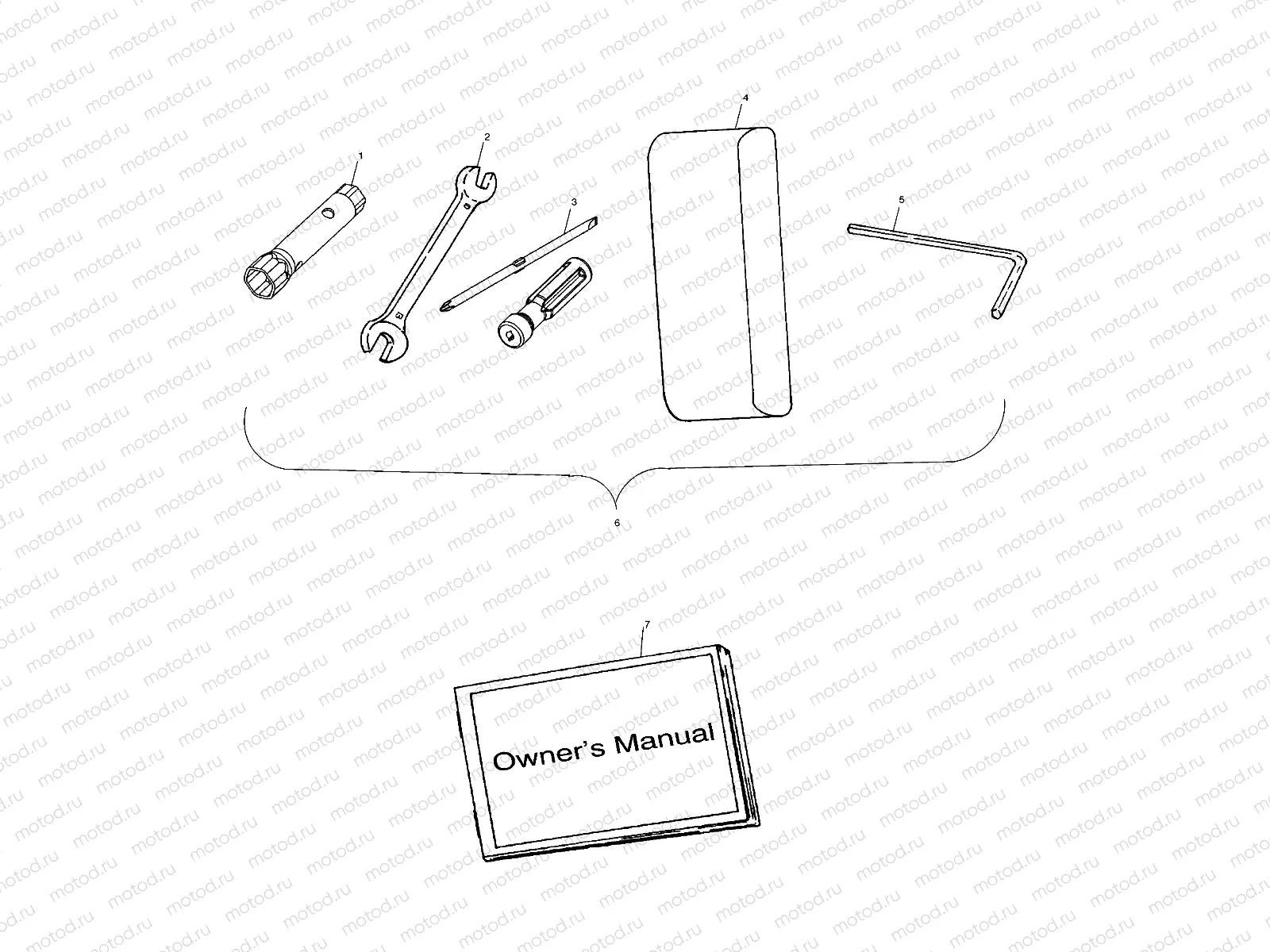 TOOL KIT - W035197DA/W035197IA (4980998099C10) | TOOL KIT - W035197DA/W035197IA (4980998099C10)