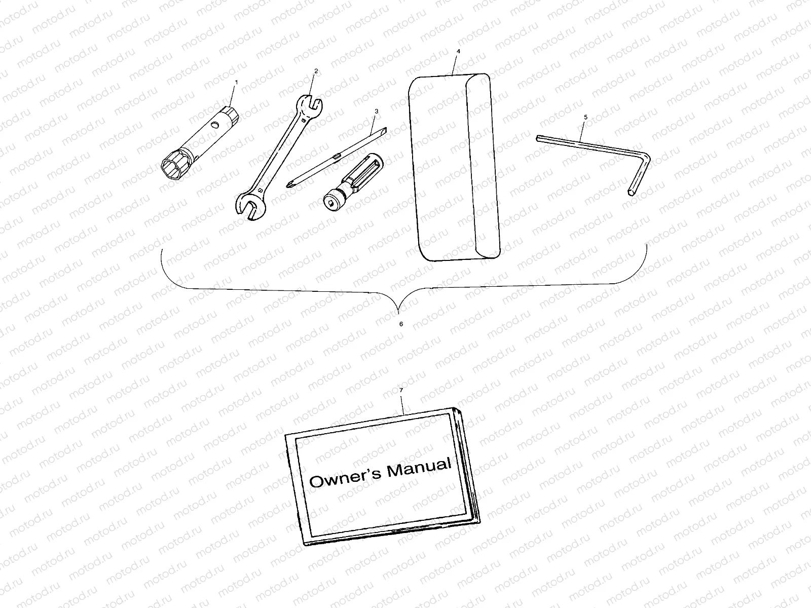 TOOL KIT - W035297DA/W035297IA (4980978097C08) | TOOL KIT - W035297DA/W035297IA (4980978097C08)