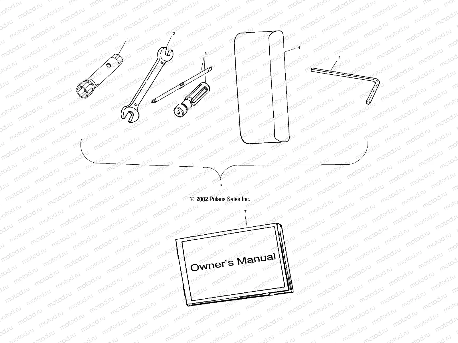 TOOL KIT - W035303CA/CB/IA/IB (4981068106C04) | TOOL KIT - W035303CA/CB/IA/IB (4981068106C04)