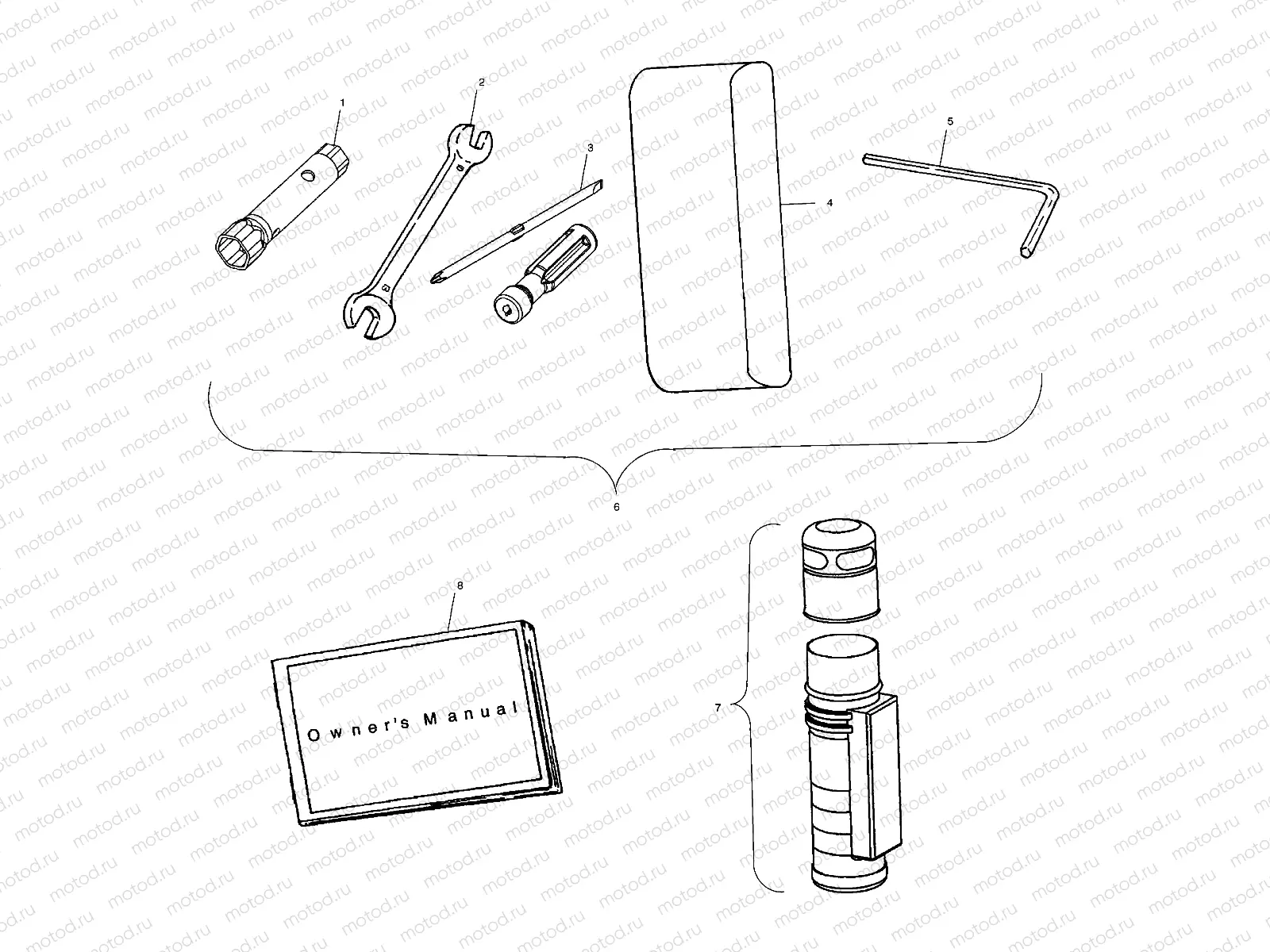 TOOL KIT - W035402DA (4981108110B07) | TOOL KIT - W035402DA (4981108110B07)