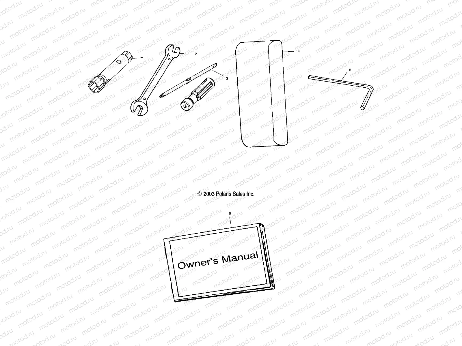 TOOL KIT - W045101CA/W045101IA (4990479047C09) | TOOL KIT - W045101CA/W045101IA (4990479047C09)