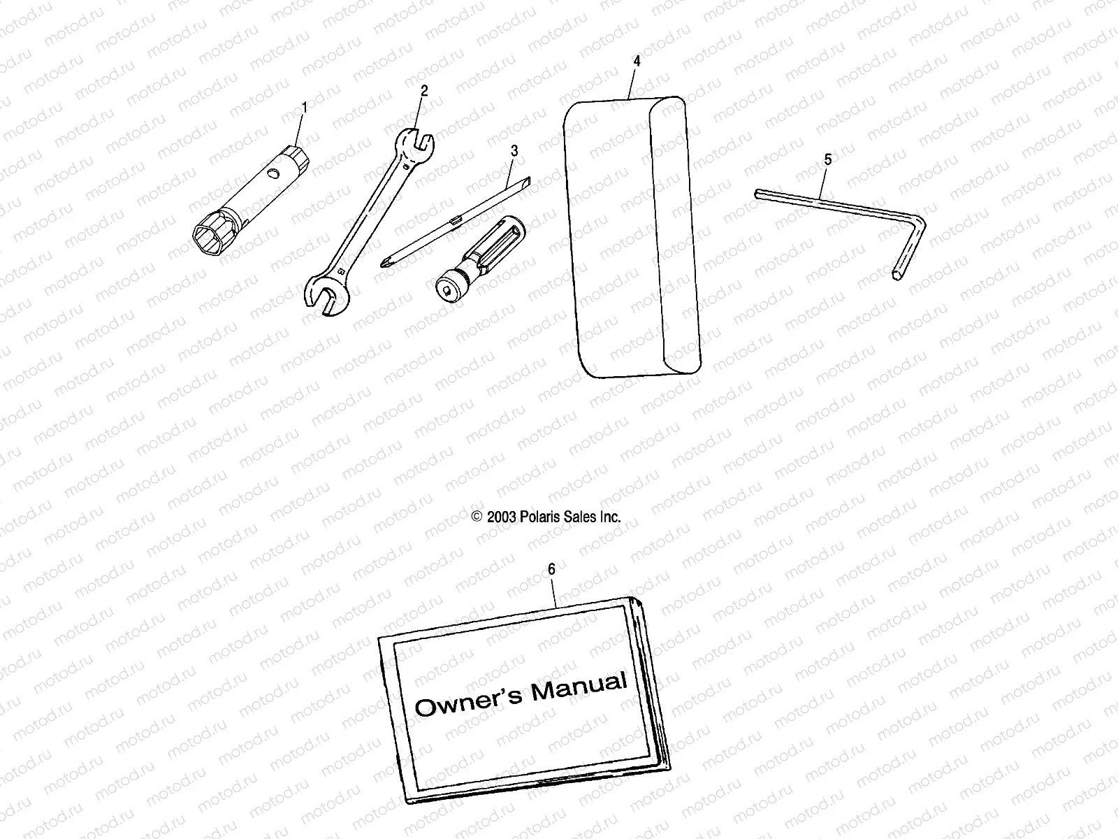 TOOL KIT - W045297DA/IA/IB (4990519051C08) | TOOL KIT - W045297DA/IA/IB (4990519051C08)