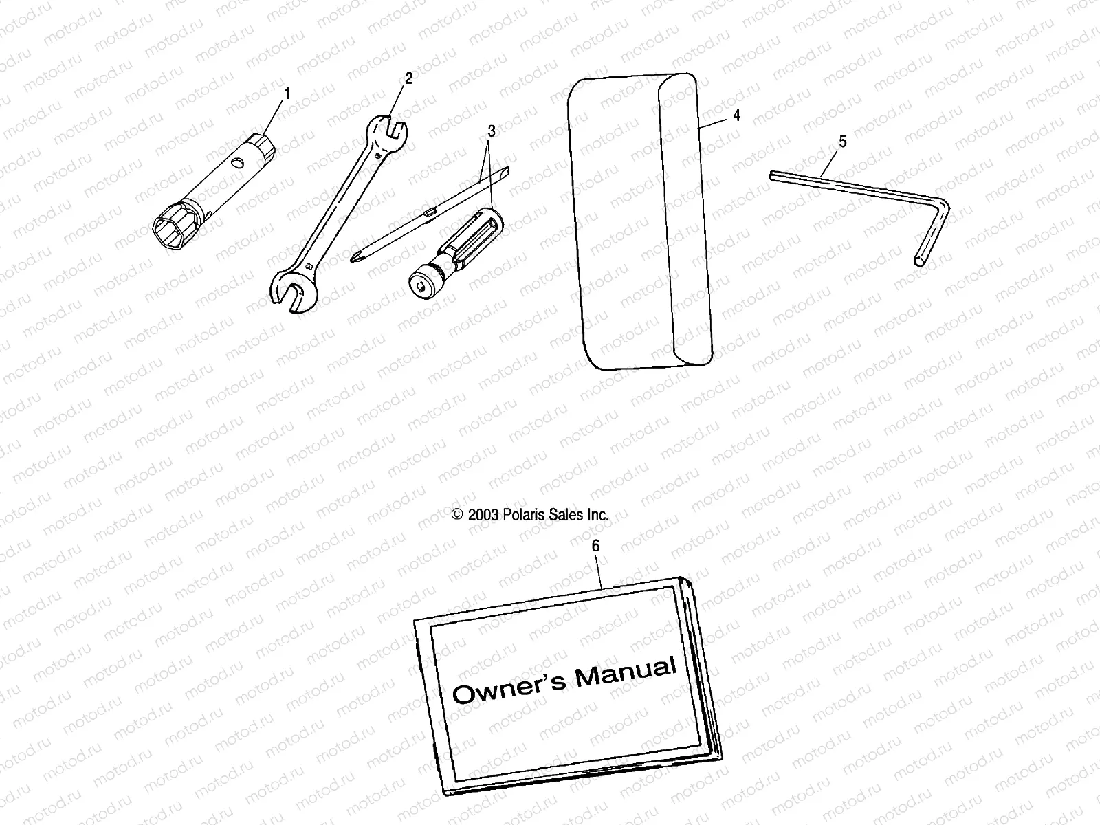 TOOL KIT - W045303CA/IA (4990539053C05) | TOOL KIT - W045303CA/IA (4990539053C05)