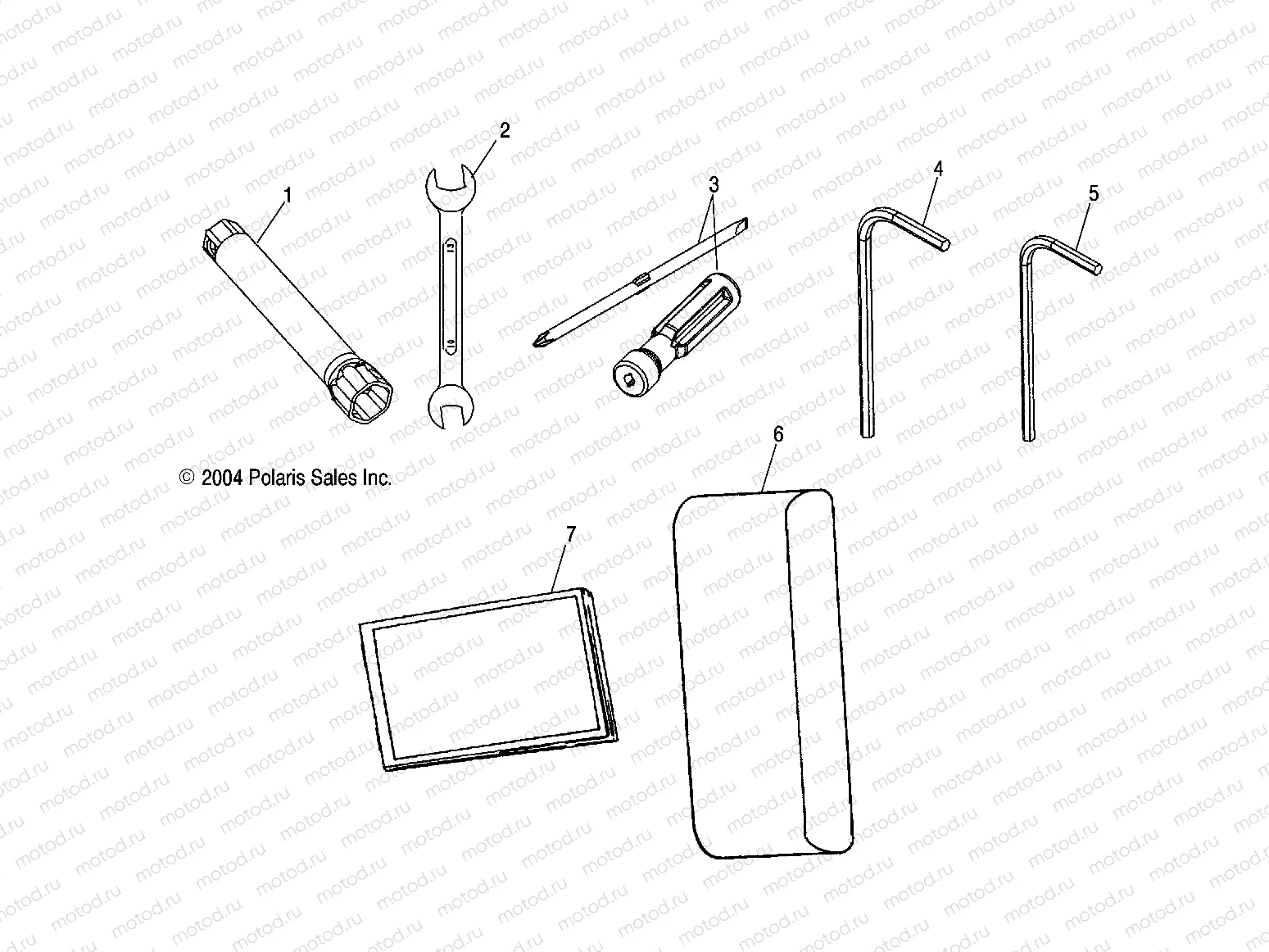 TOOL KIT - W045304CA/IA/CB/IB/CC/IC (4990559055D11) | TOOL KIT - W045304CA/IA/CB/IB/CC/IC (4990559055D11)