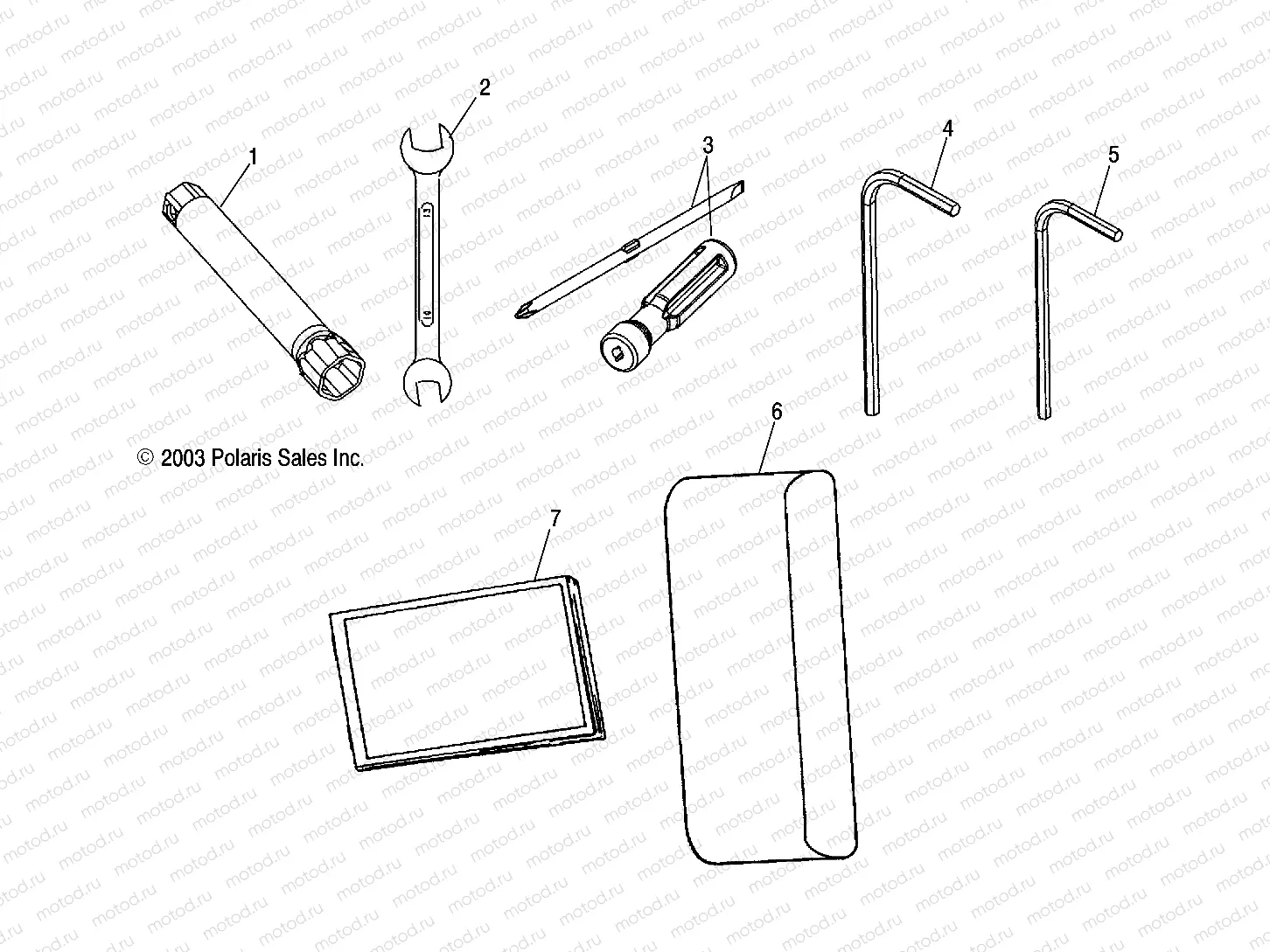 TOOL KIT - W045305CA/IA/CB/IB/IE/CC/IC/CD/ID/IF (4990579057D11) | TOOL KIT - W045305CA/IA/CB/IB/IE/CC/IC/CD/ID/IF (4990579057D11)