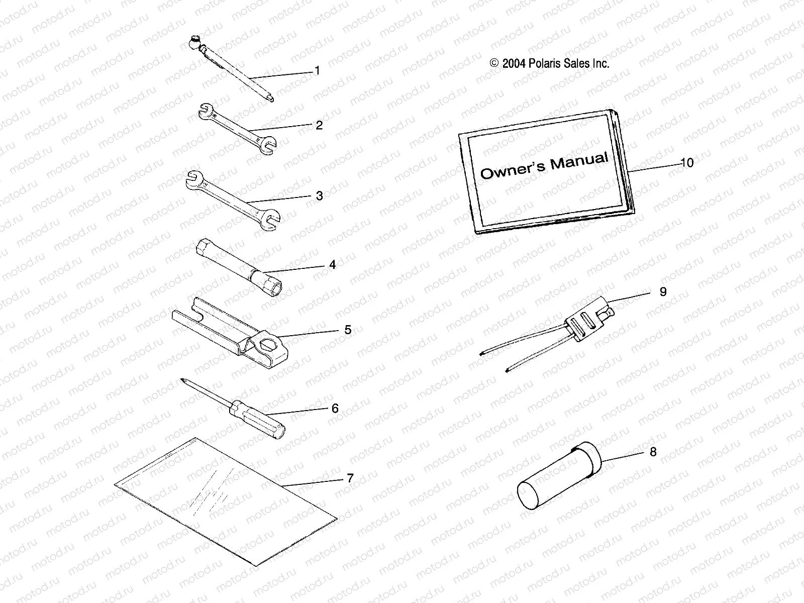 TOOL KIT - W97CD50A (4941354135B014) | TOOL KIT - W97CD50A (4941354135B014)