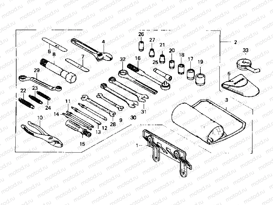 Tools (GL1200 AG,AH)