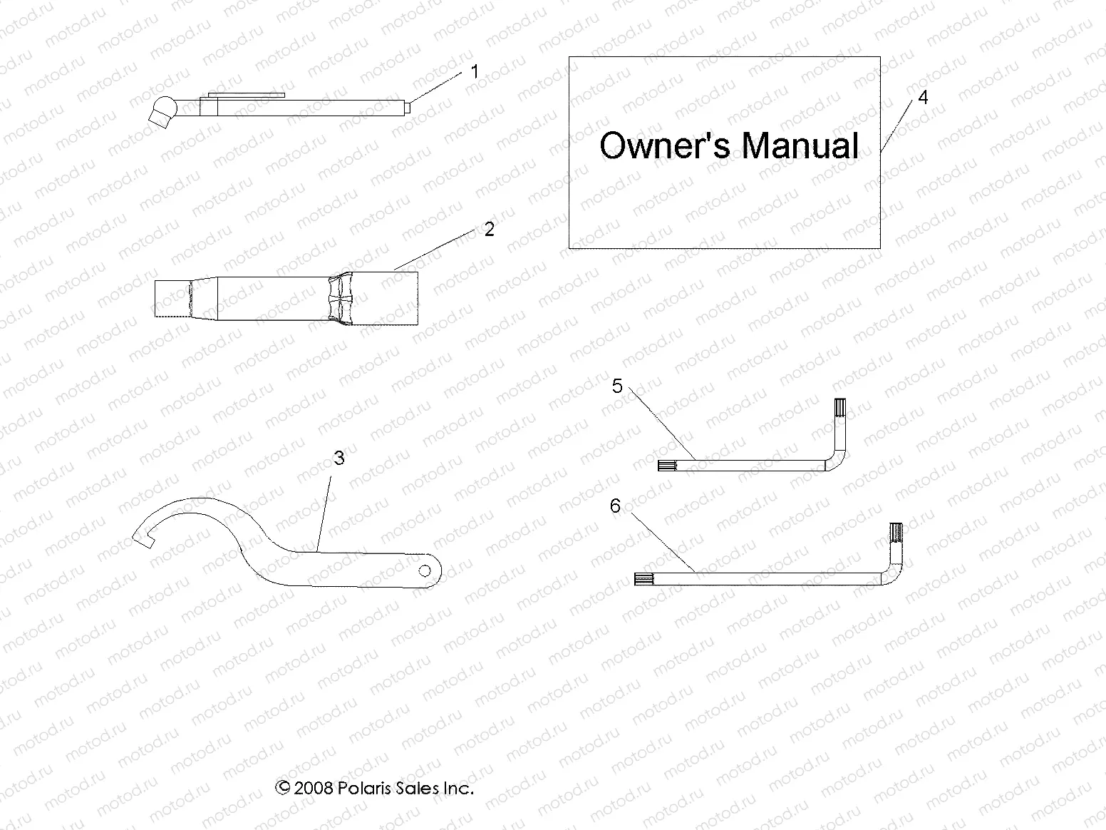 TOOLS | TOOLS, TOOL KIT - A09GP52AA (49ATVTOOL09OUT450)