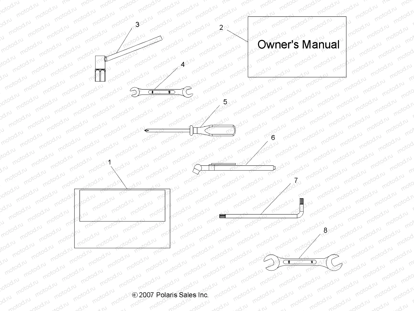 TOOLS | TOOLS, TOOL KIT - A10EA32FA (49ATVTOOL08BOSS)