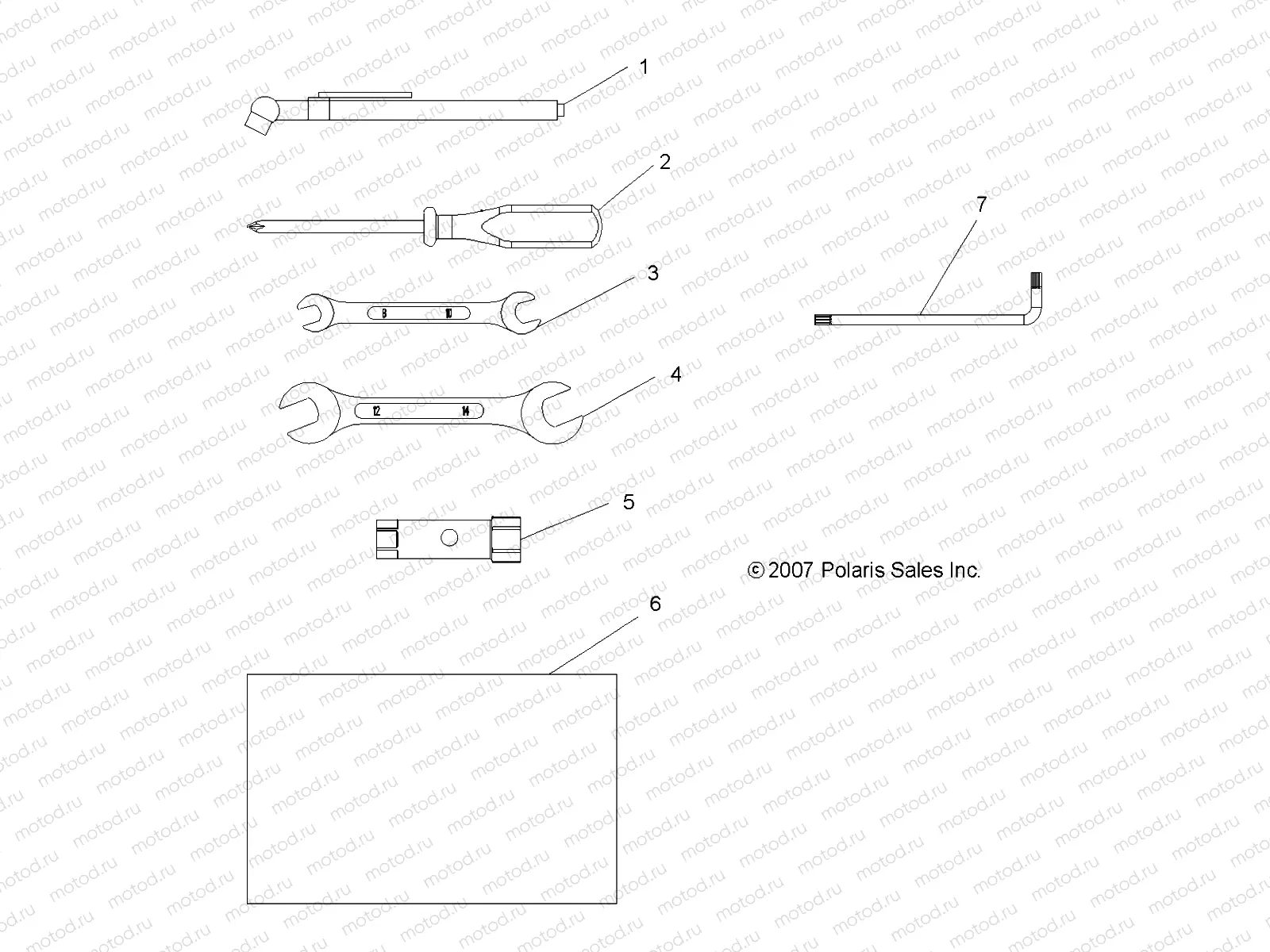 TOOLS | TOOLS, TOOL KIT - A13CF76FF (49ATVTOOL08SP800EFI)