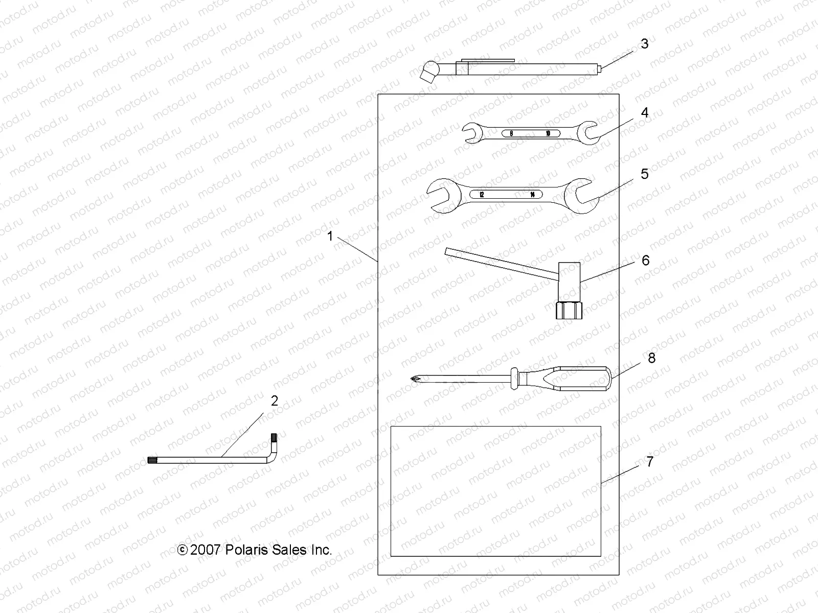 TOOLS | TOOLS, TOOL KIT - A13NA32FA (49ATVTOOL08TB)