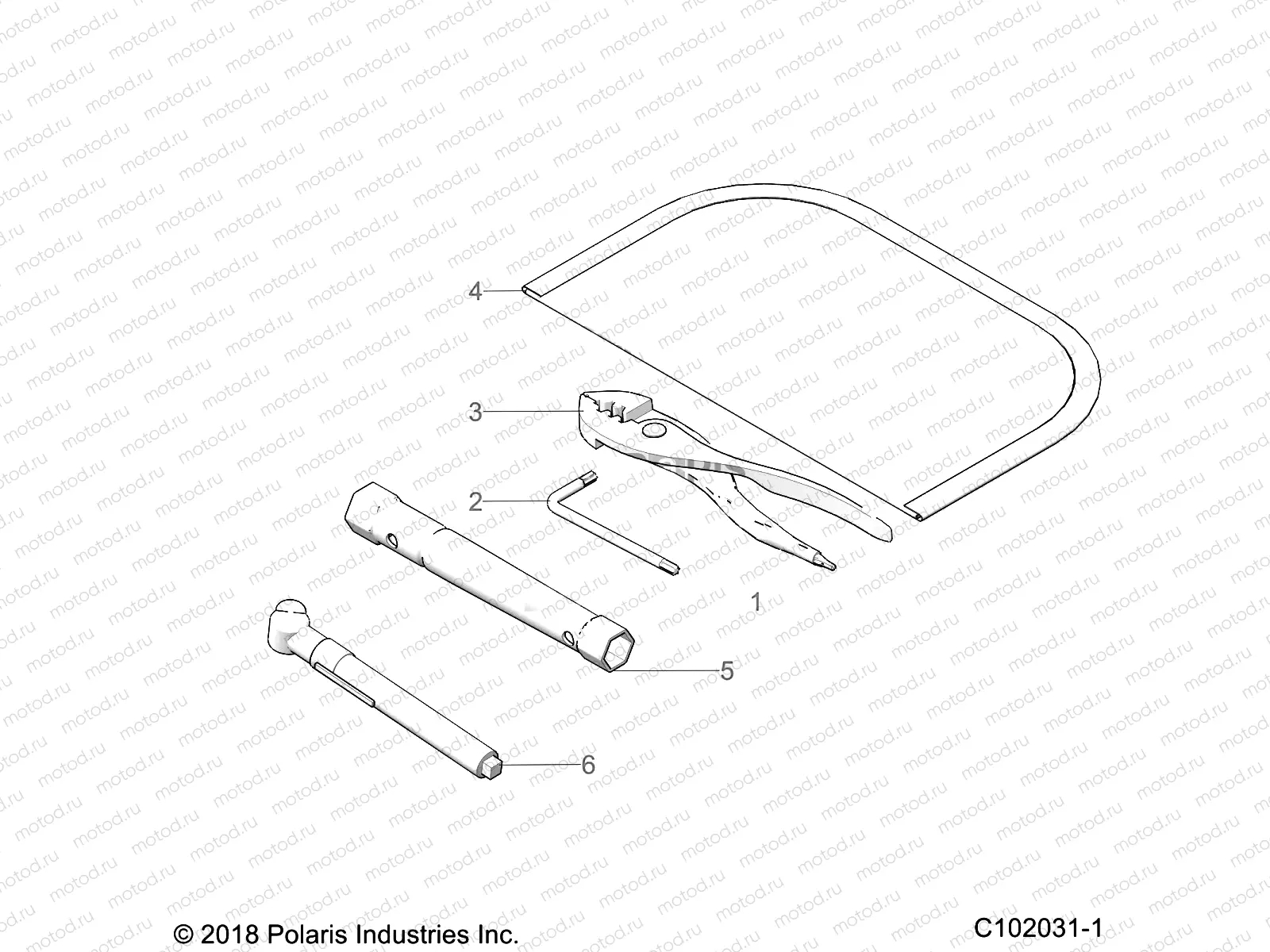 TOOLS | TOOLS, TOOL KIT - A20SEF57D5 (C102031-1)