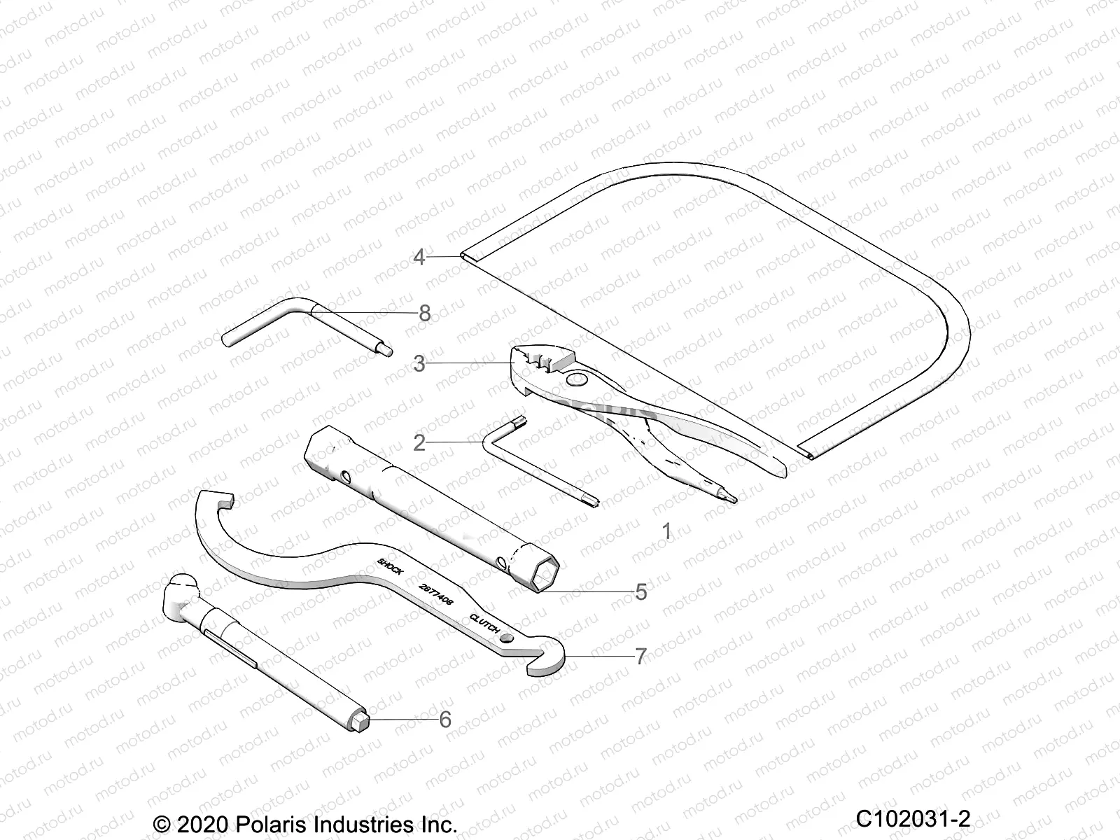 TOOLS | TOOLS, TOOL KIT - A21SEA57F1/T57C1/C2/F1 (C102031-2)