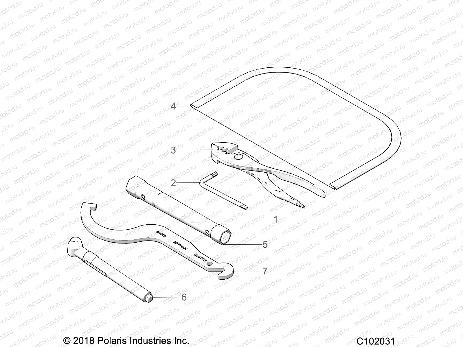 TOOLS | TOOLS, TOOL KIT - A21SWE57A1/3A1 (C102031)
