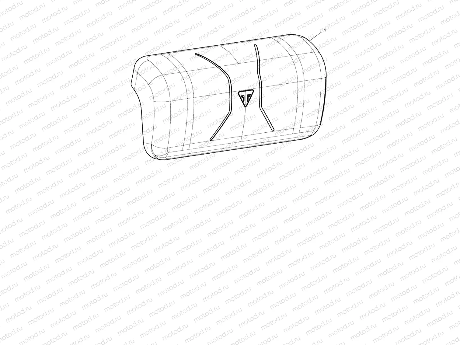 Top Box Back Rest Kit