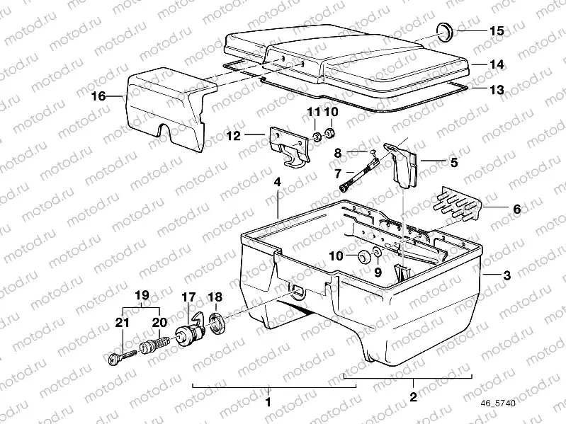 Top Case 22l