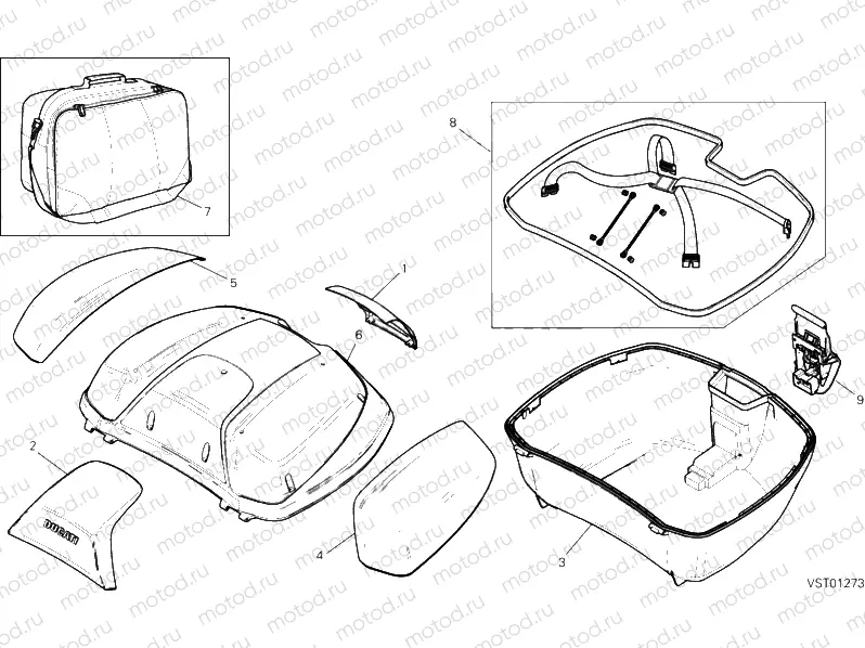 TOP-CASE (ACCESSORIES) » UNCLASSIFIED