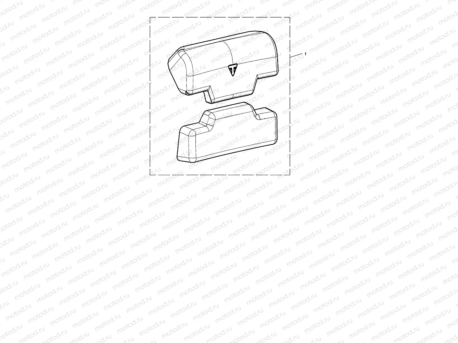 Top case back rest (expedition)