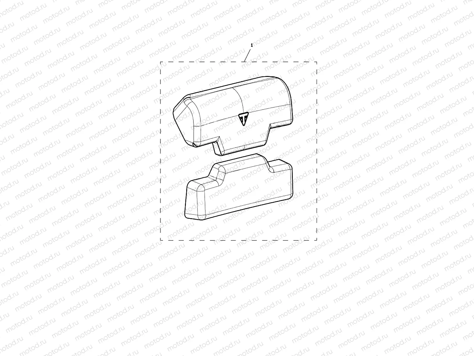Top case back rest (expedition)