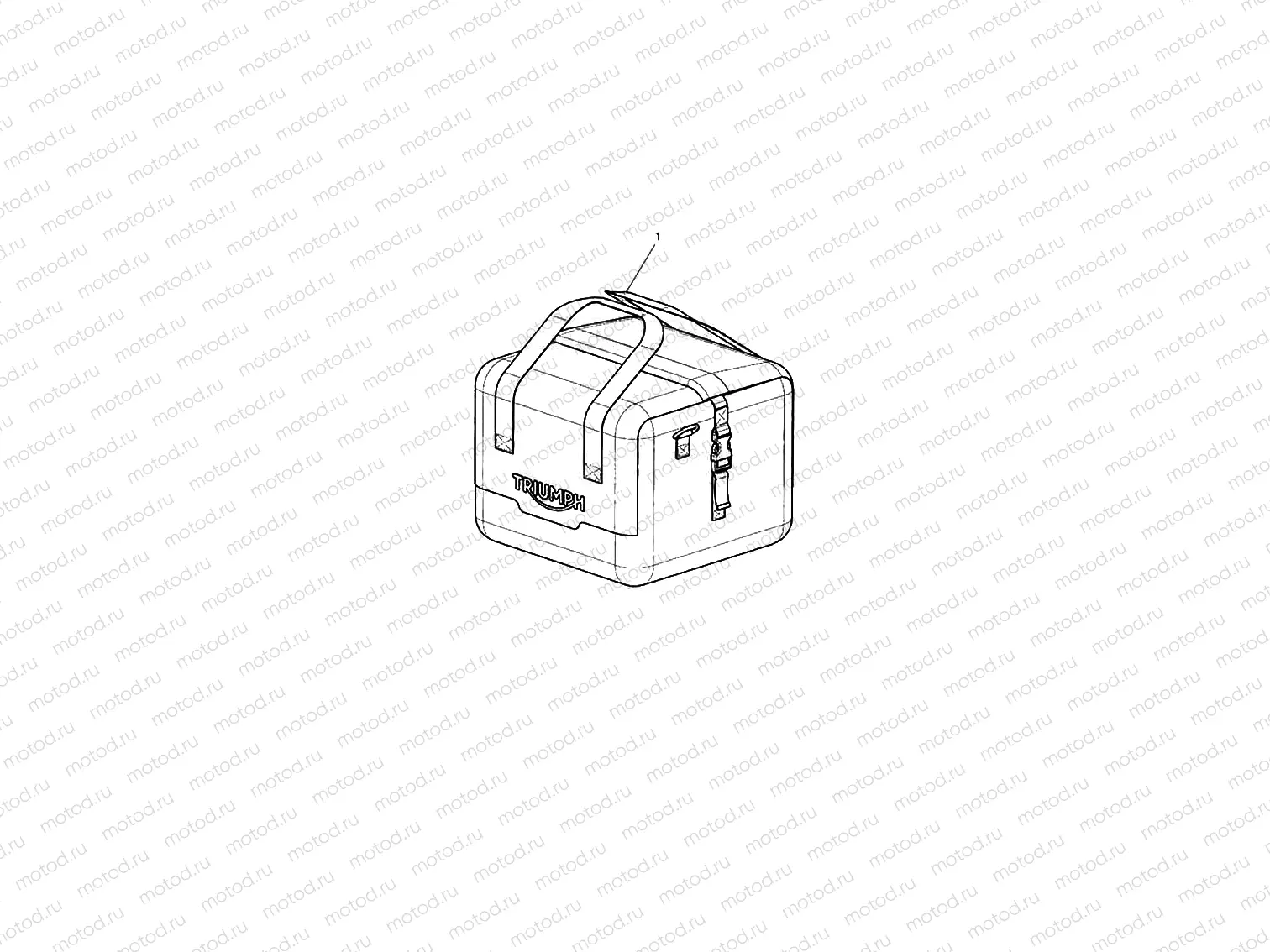 Top case inner bag (expedition)