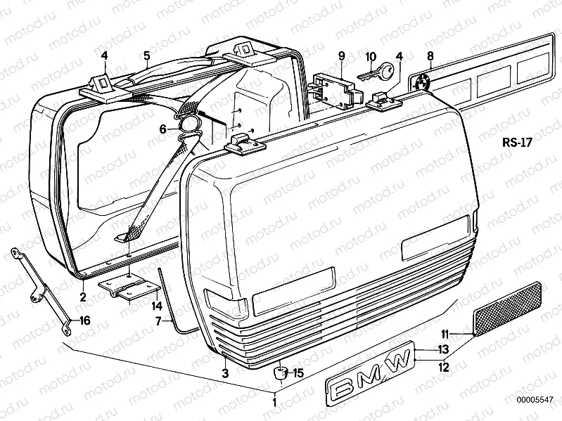 Touring case