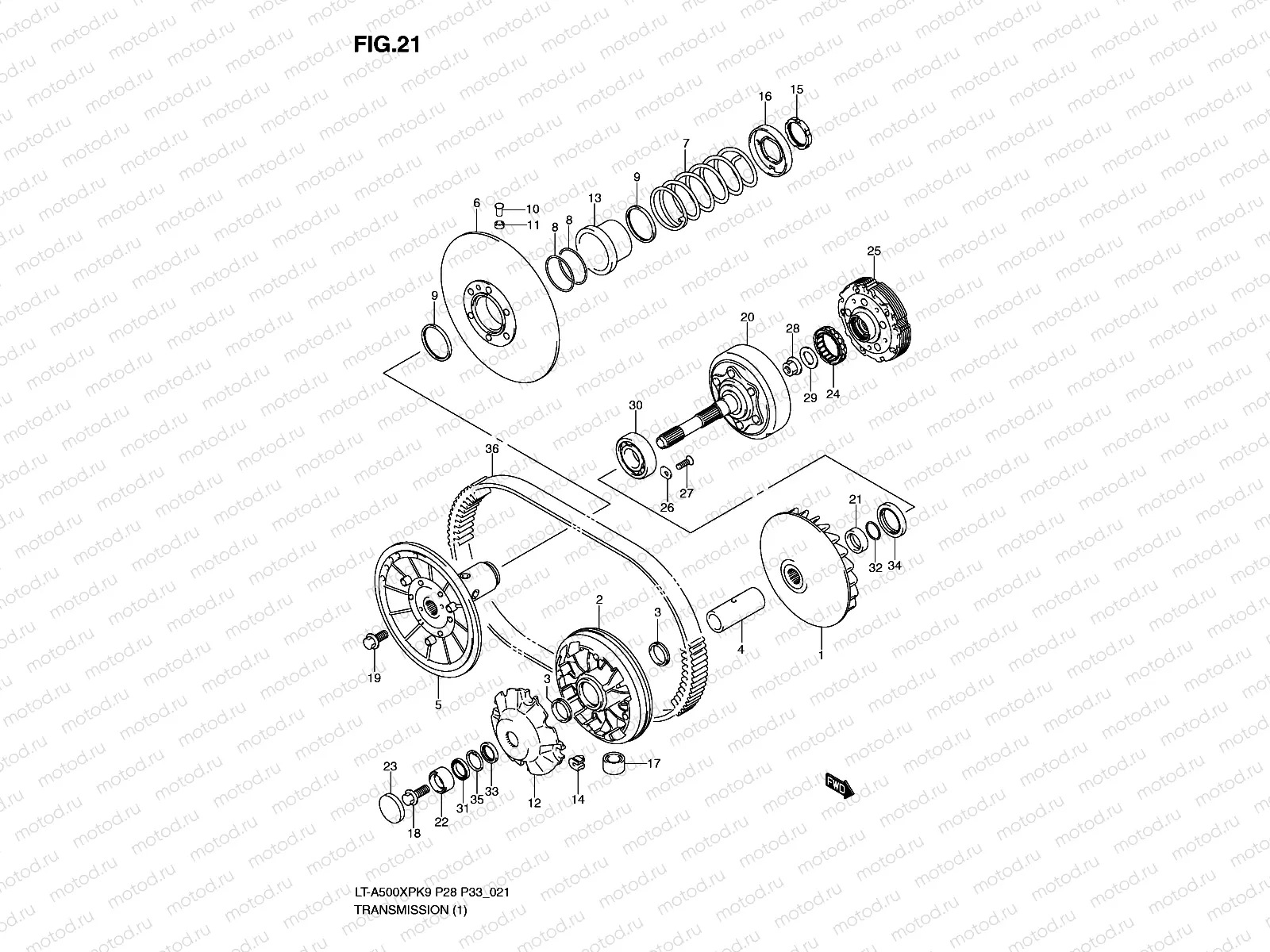TRANSMISSION (1)(MODEL K9)