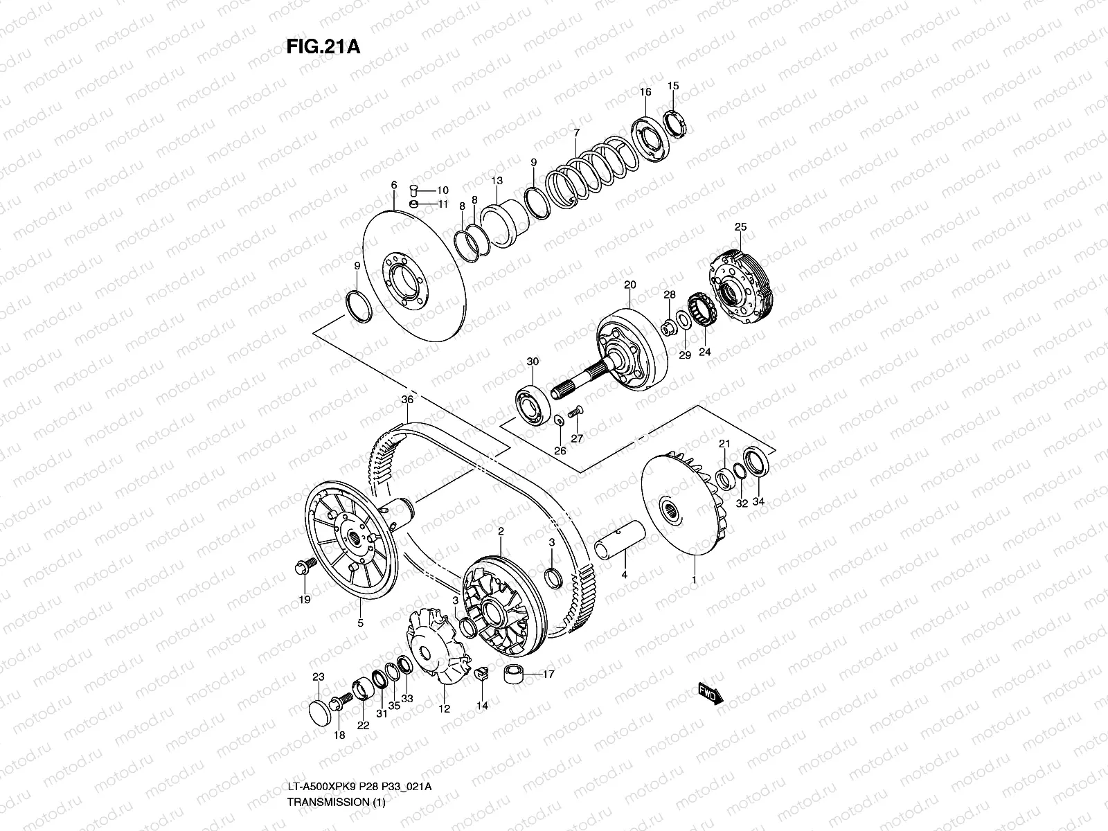 TRANSMISSION (1)(MODEL L0)