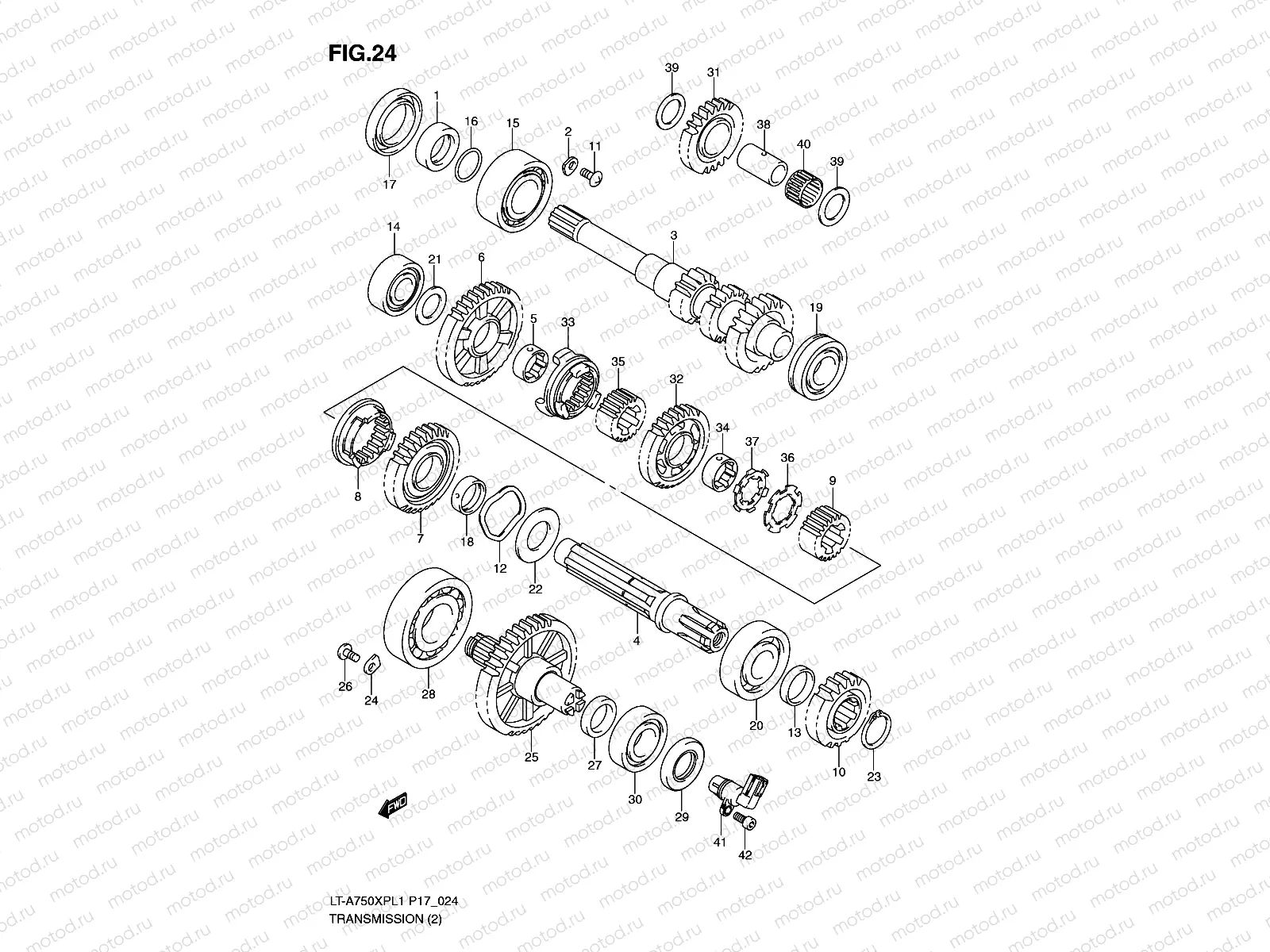 TRANSMISSION (2) (LT-A750XPK9 P17)