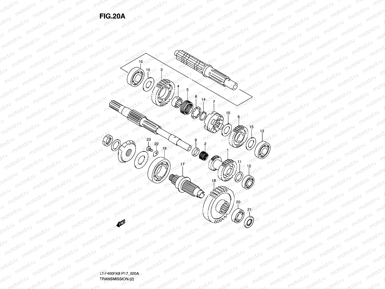 TRANSMISSION (2)( LT-F400FL0)