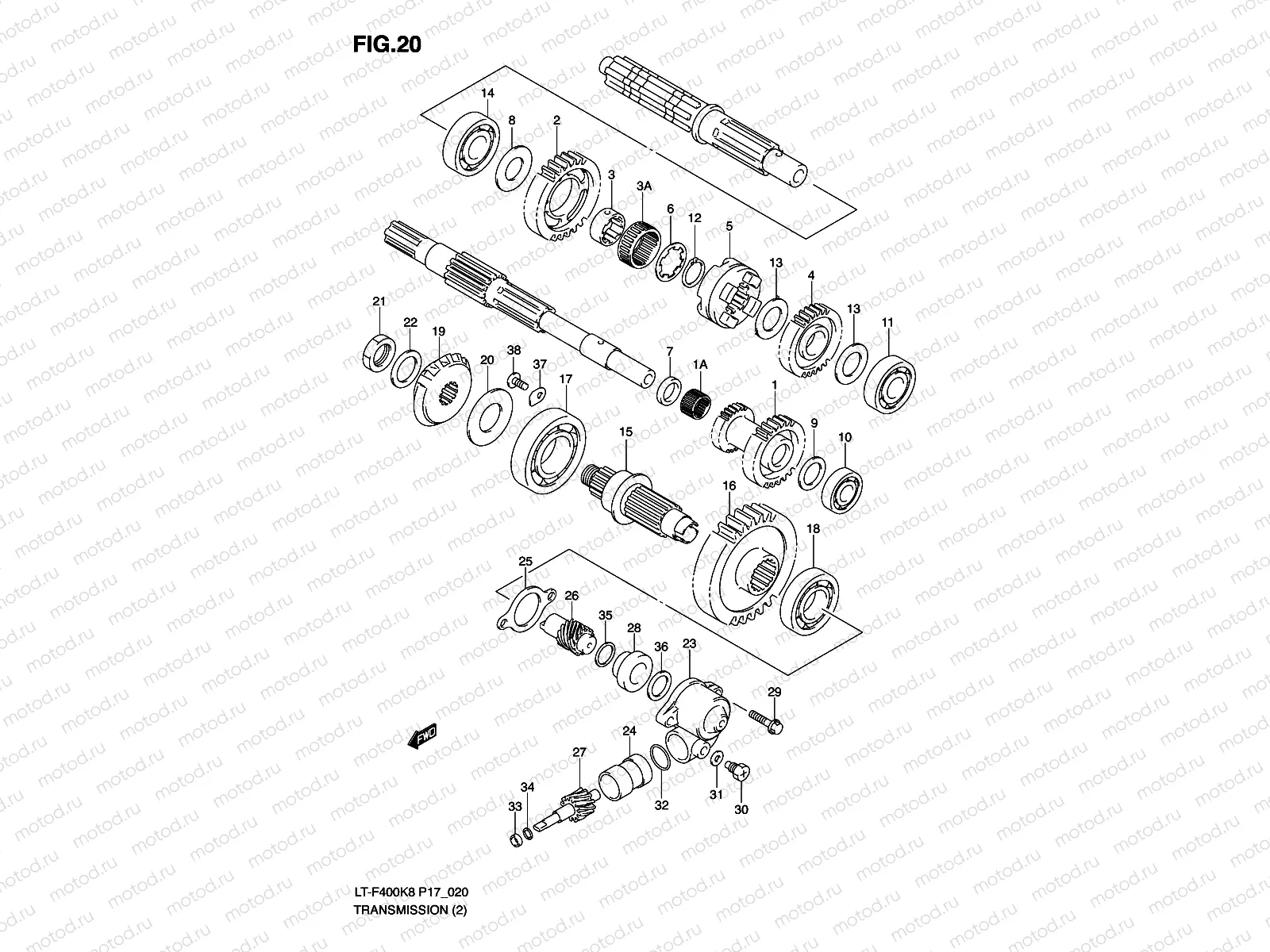 TRANSMISSION (2)(MODEL K8/K9)