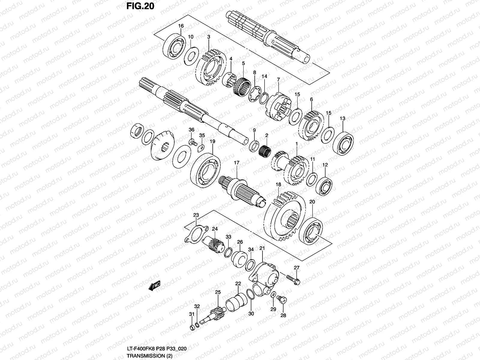 TRANSMISSION (2)(MODEL K8/K9)