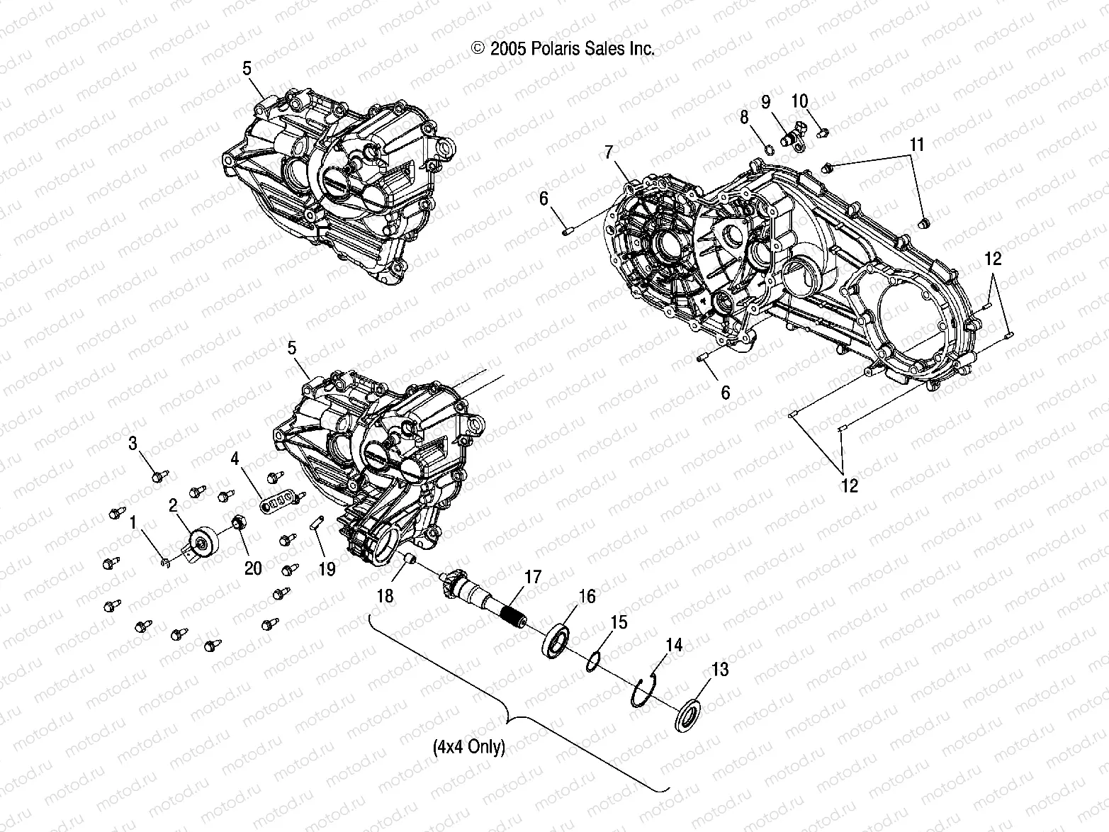 TRANSMISSION CASES - A06LB27FA/LD27FB (4999202079920207C11) | TRANSMISSION CASES - A06LB27FA/LD27FB (4999202079920207C11)