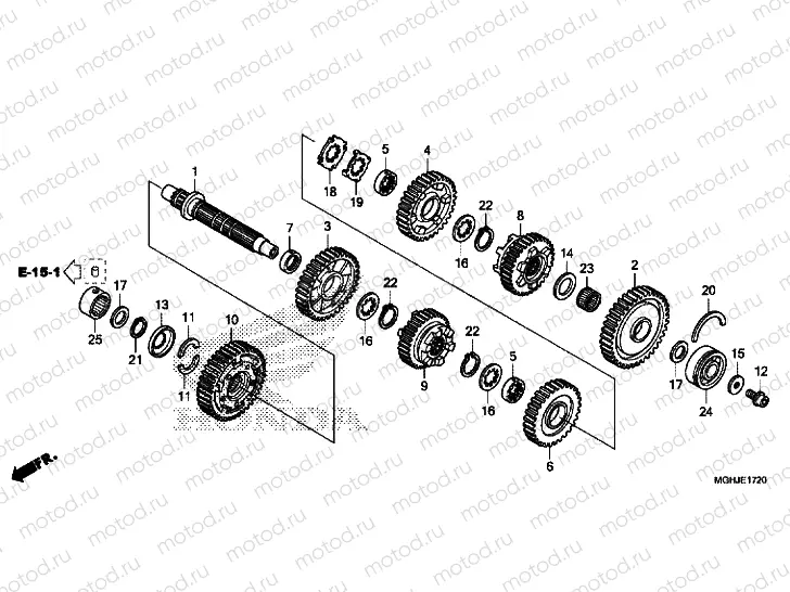 TRANSMISSION (COUNTERSHAFT)