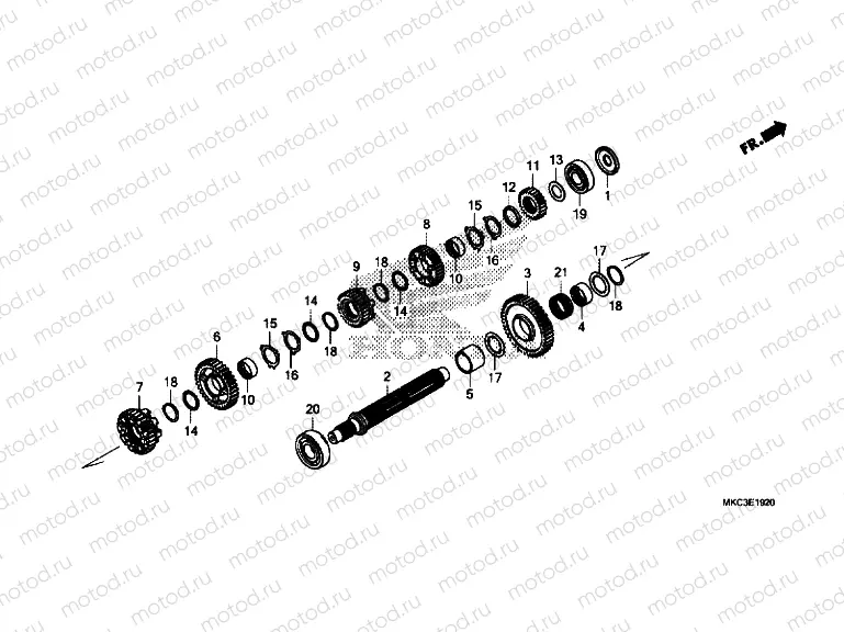 TRANSMISSION (COUNTERSHAFT)