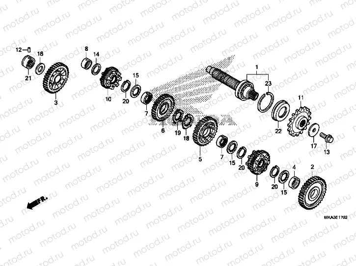 TRANSMISSION (COUNTERSHAFT)