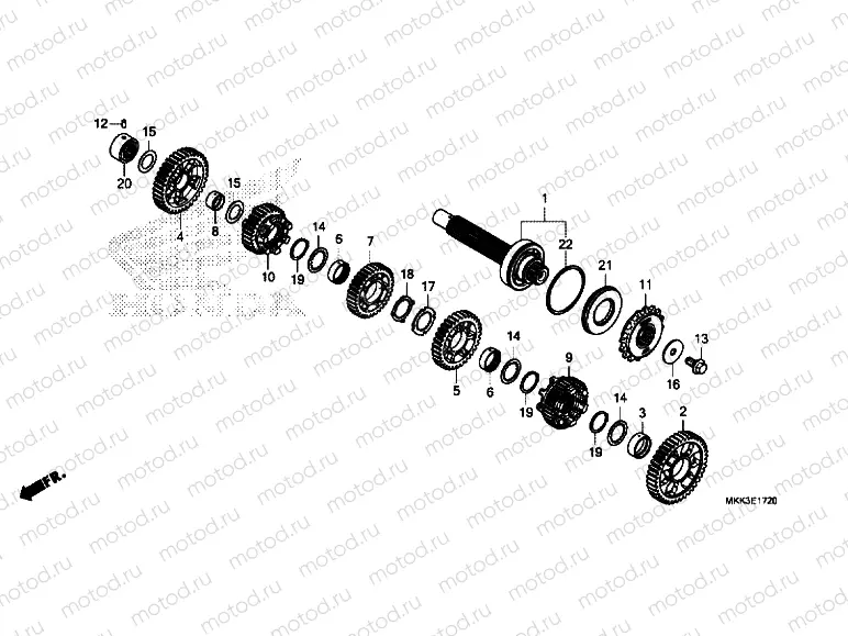 TRANSMISSION (COUNTERSHAFT)
