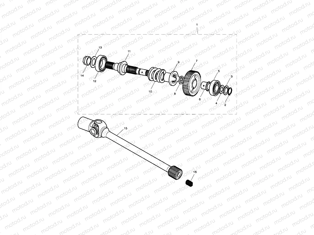 Transmission Damper & Drive Shaf