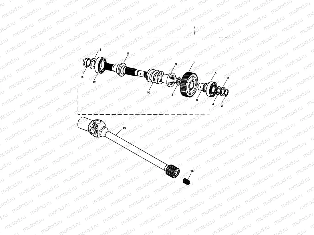 Transmission Damper, Drive Shaft