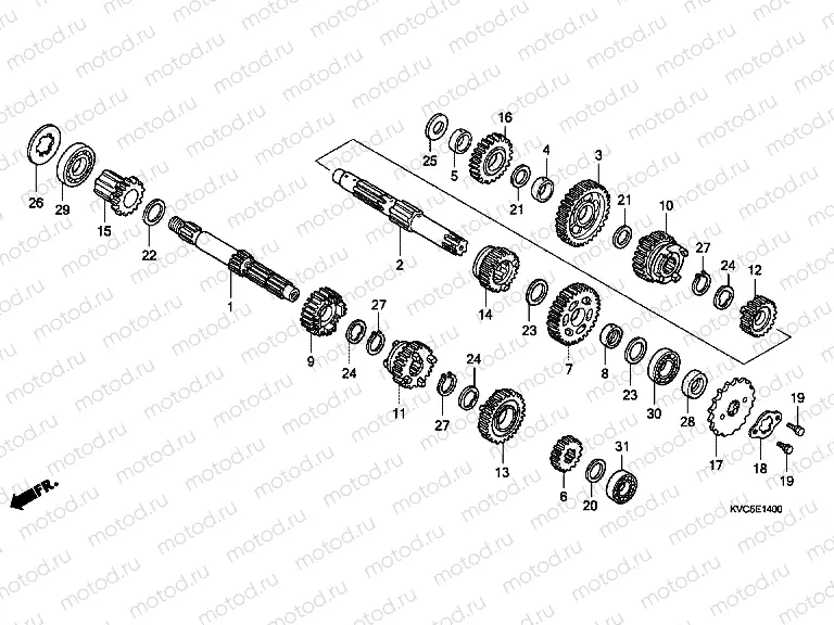 TRANSMISSION E-14 (GLH1251SH / 2SH / 3SH)