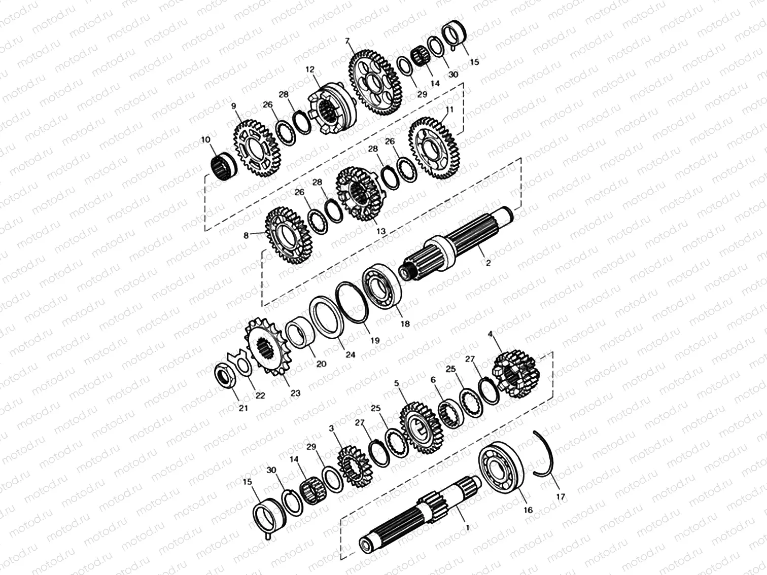 Transmission » ENG NO 179828 - B