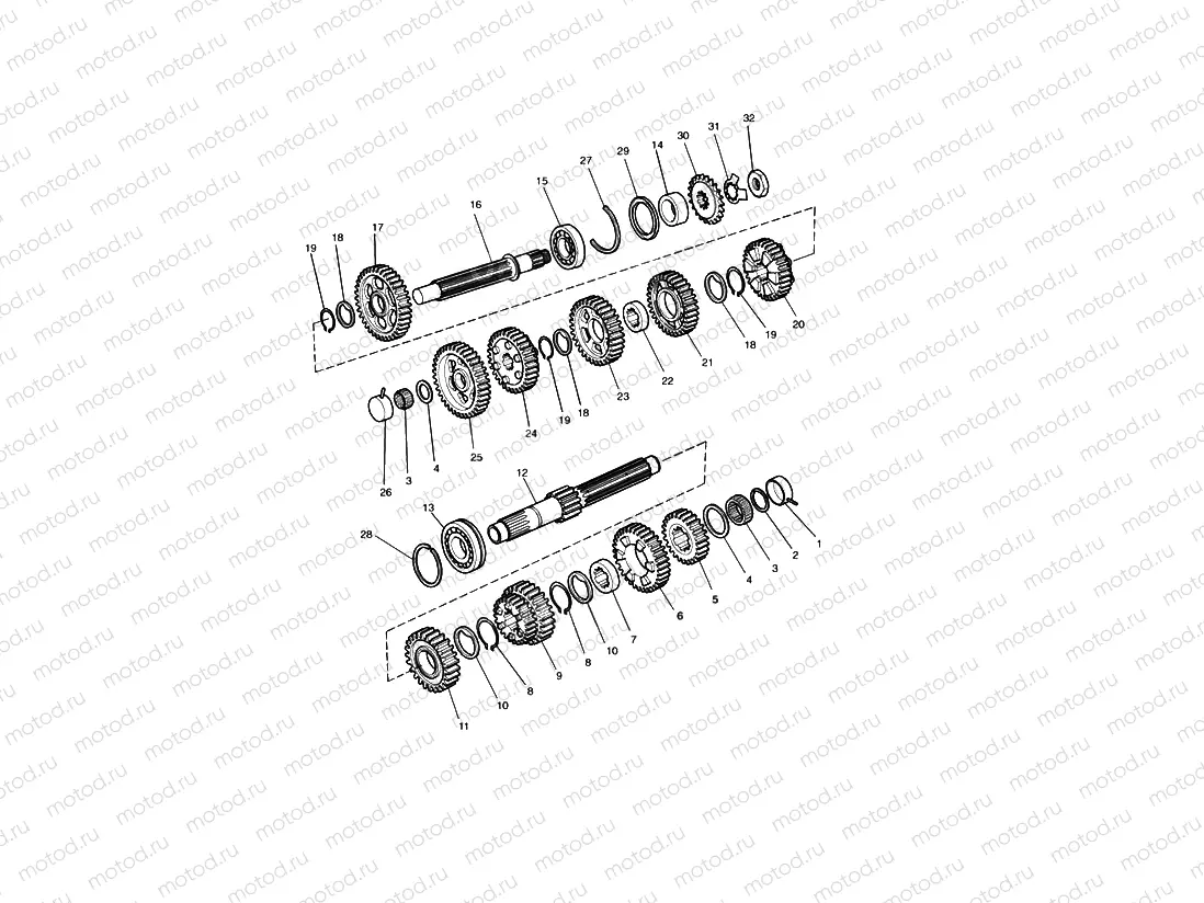 Transmission Engine No 107969...