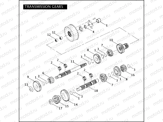 TRANSMISSION GEARS