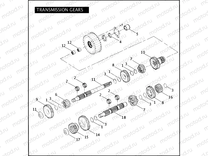 TRANSMISSION GEARS