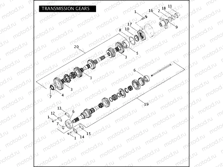 TRANSMISSION GEARS