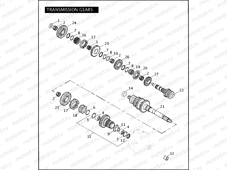 TRANSMISSION GEARS