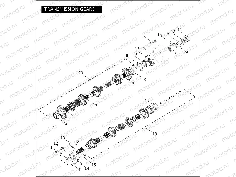 TRANSMISSION GEARS